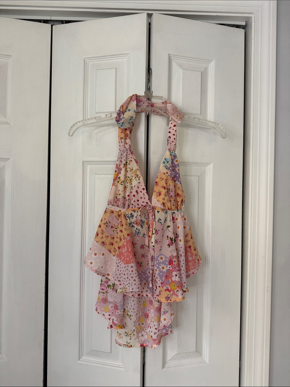 floral halter top